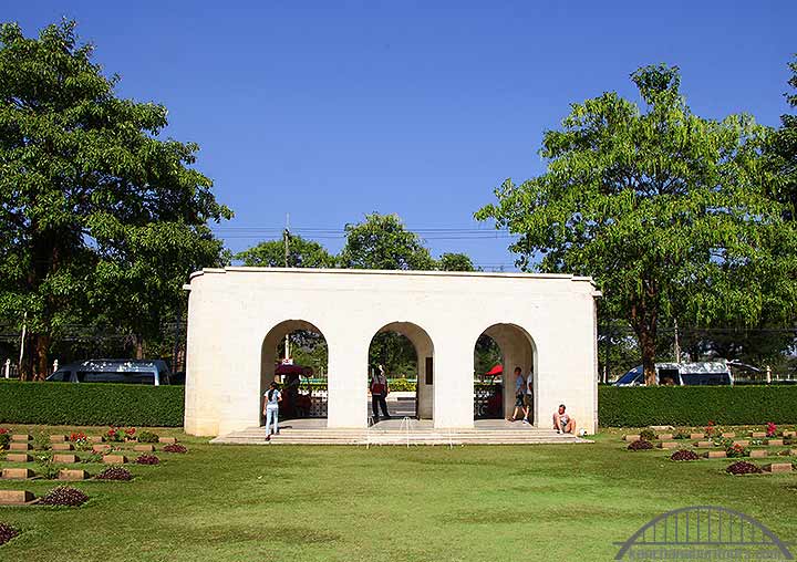 World War II Cemetery Kanchanaburi day tour from Bangkok with Kanchanaburi Erawan waterfall tour. Riverkwai trips to National park riverkwai tourist attractions